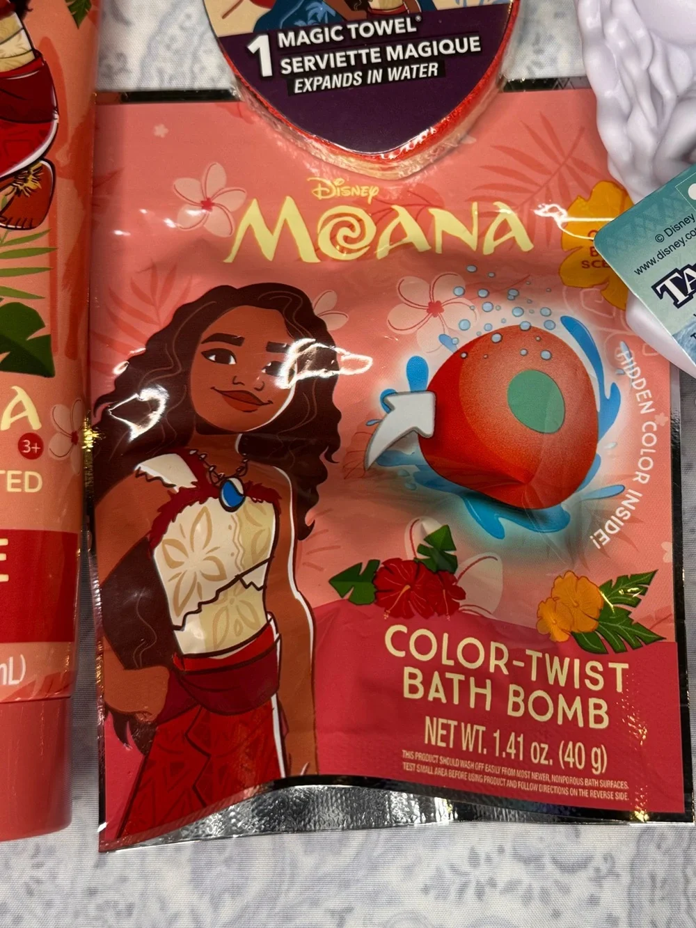 Moana Bath & Toy Set